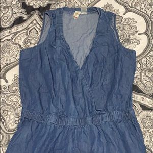 Faux Jean Jumpsuit